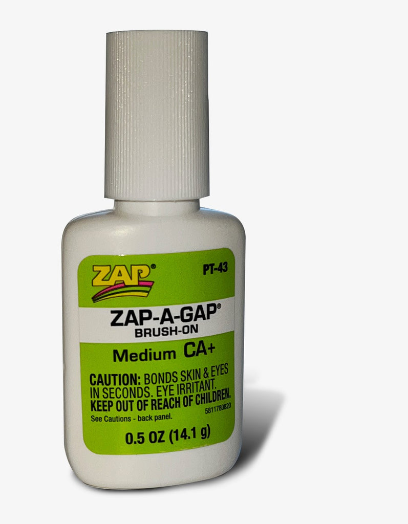 #PT-43   1/2 oz. ZAP-A-GAP CA+ Brush-On