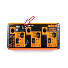 #177-JUMPER  ELECTRIC CONTROL BOX AUX BATTERY JUMPER