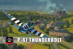 Vintage P-47 Thunderbolt Rug