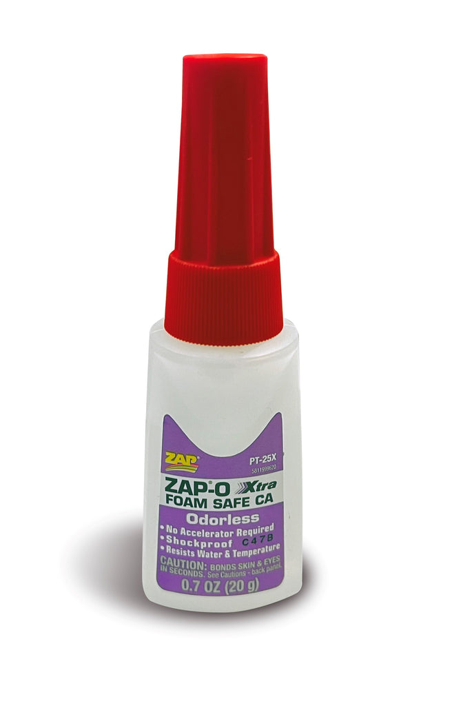PT-25X 0.7 oz. ZAP-O XTRA FOAM SAFE CA – Robart Manufacturing