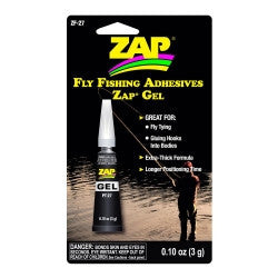 ZF-27 Zap Gel Fly Fishing Adhesives