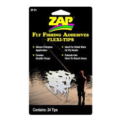 ZF-21 Zap Flexi-Tips Fly Fishing Adhesives